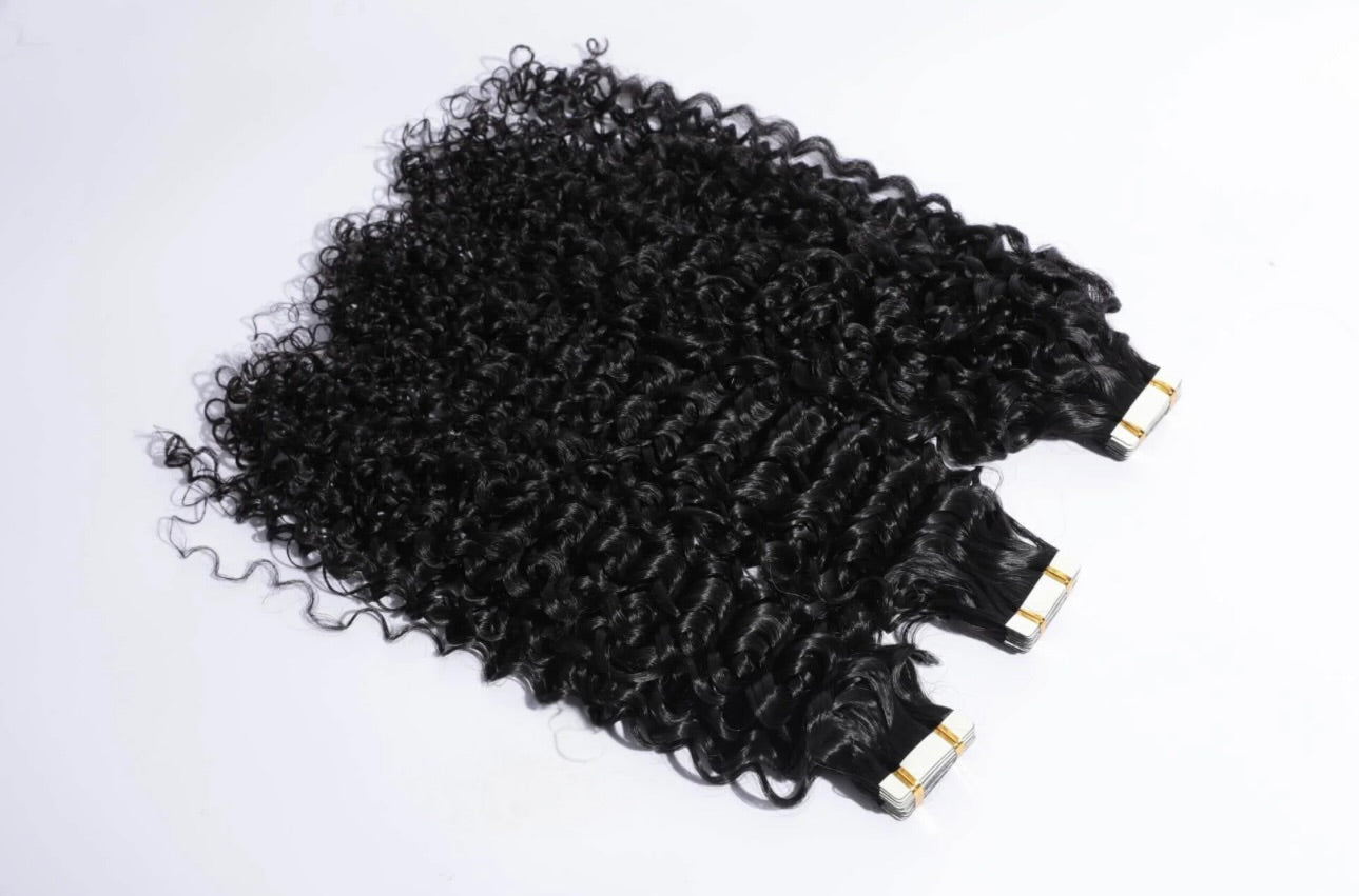 1B Curly Wave Tape-ins