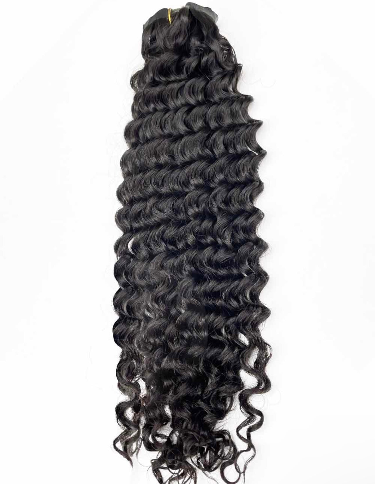 1B Seamless Curly Wave  Clip-ins